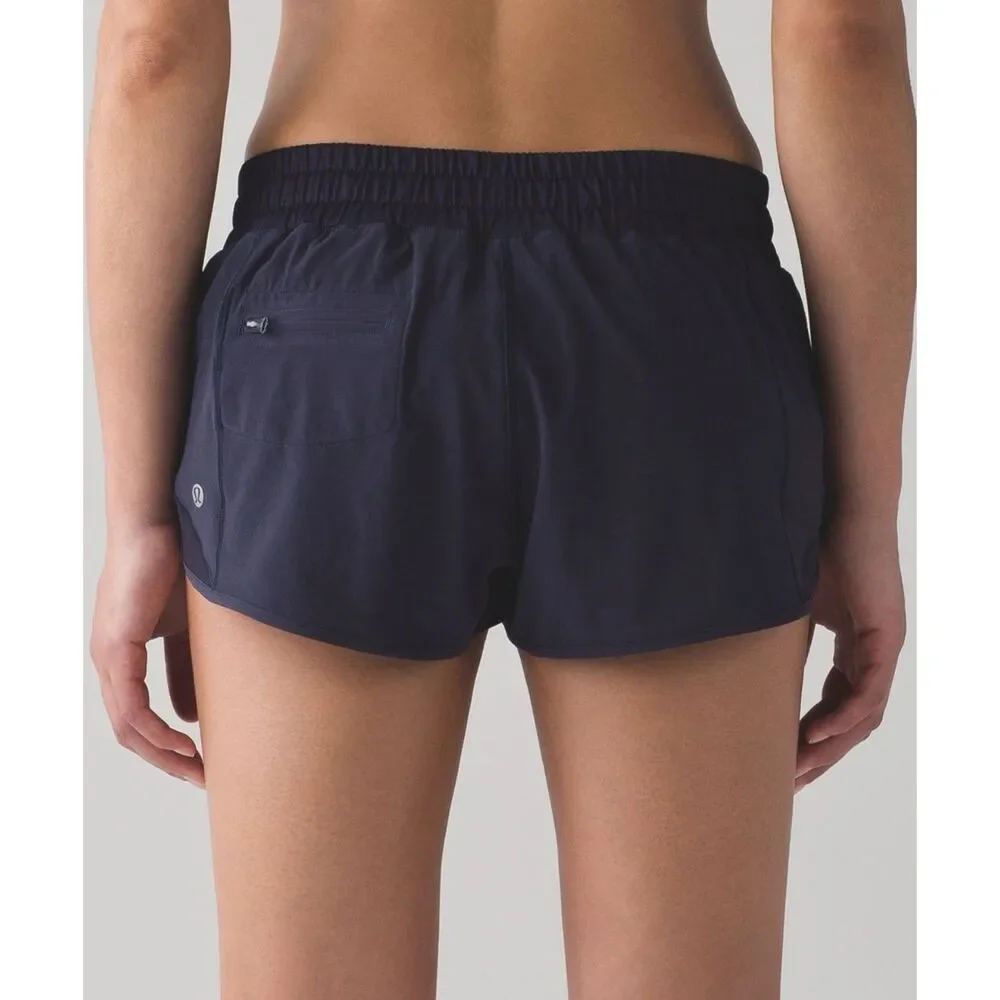 Lululemon Athletica Midnight Navy Hotty Hot Short Womens 12
